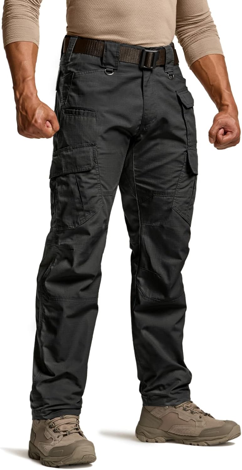 Water-Resistant Ripstop Outdoor Work Pants
