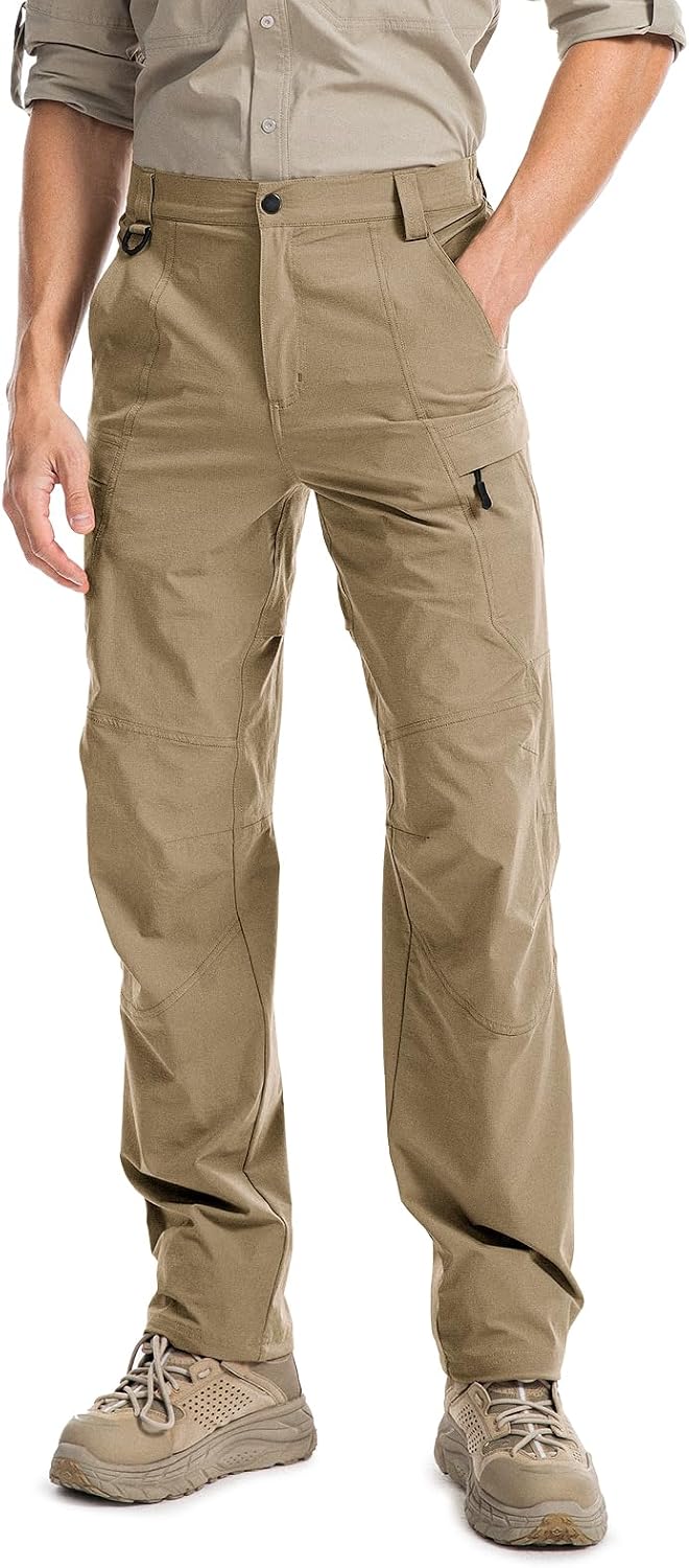 Breathable Quick-Dry Hiking Pants with 7 Pockets