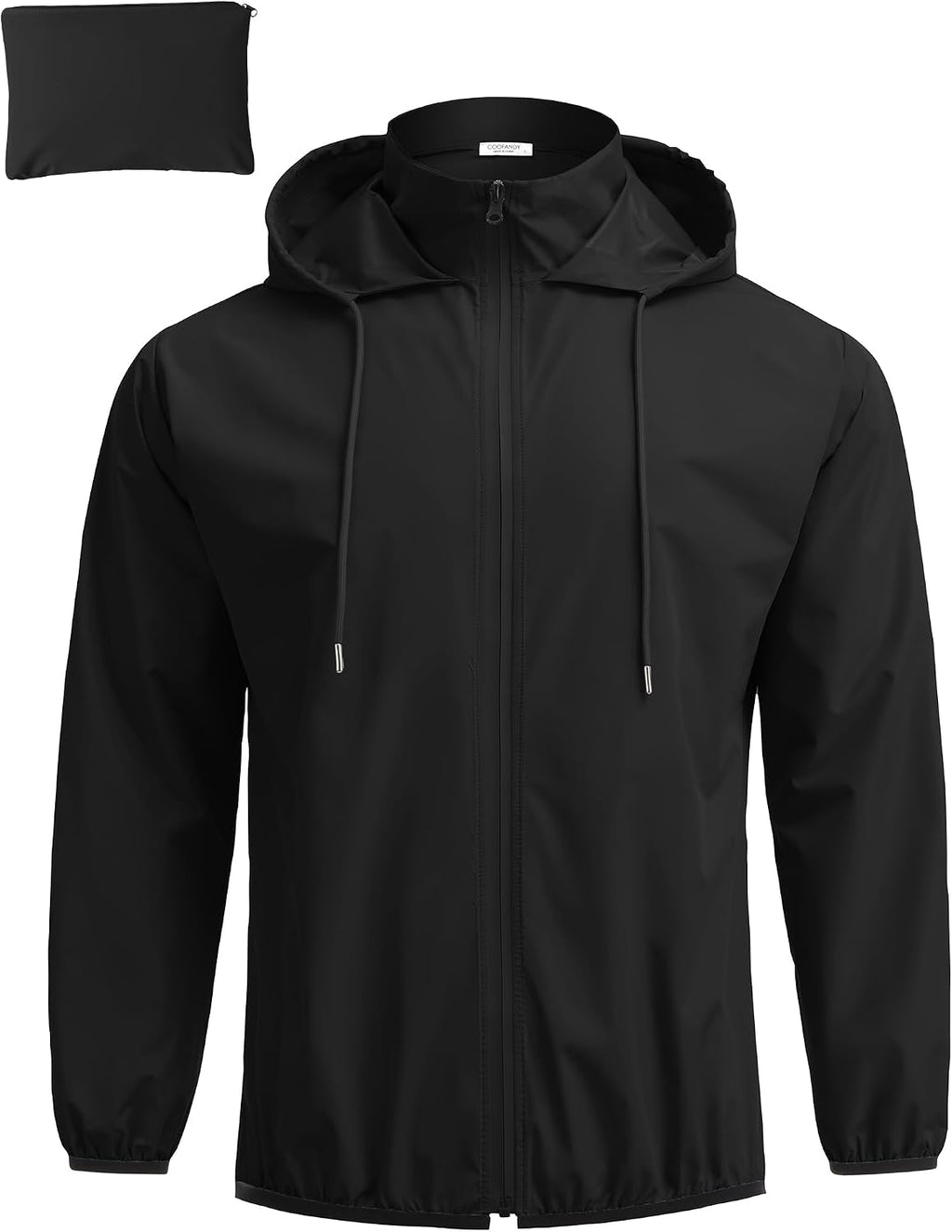 Packable Waterproof Windbreaker Jacket