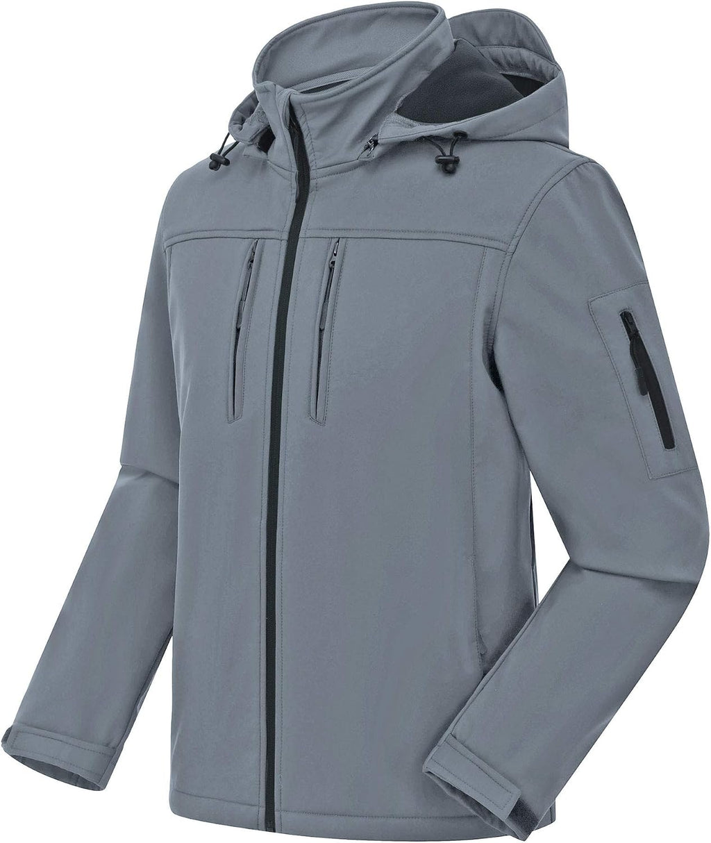 Hooded Fleece Softshell Outdoor Jacket