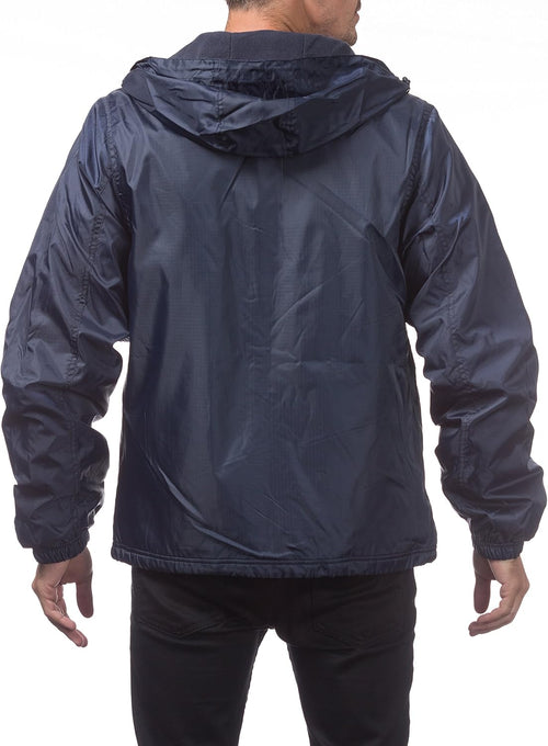 Fleece-Lined Casual Windbreaker